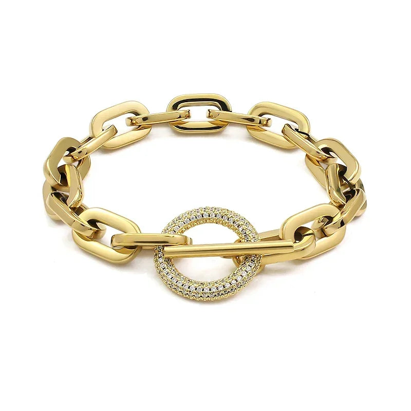 Pave Toggle Signature Bracelet