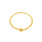 Chaîne Paperlink Toggle Necklace (Gold & Silver)