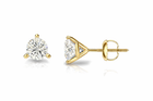 Round Martini Stud Earrings