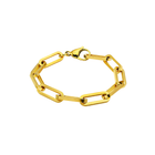 Chaîne Paperlink Toggle  Bracelet (Gold & Silver)