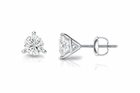 Round Martini Stud Earrings