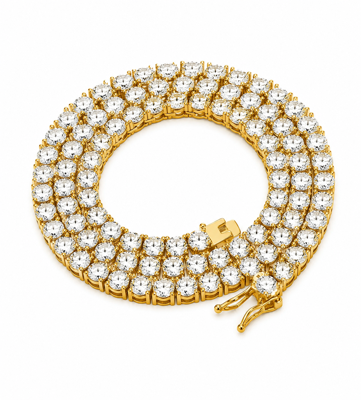 The Half-time Eternity Tennis Necklace