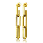 Bijoux Paperlink Dangle Earrings (Gold & Silver)