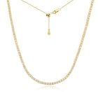 Moissanite Tennis Choker Necklace