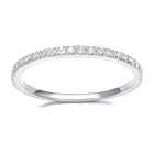 Lnngy 2MM Moissanite Gold Filled Eternity Ring