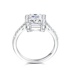 Emerald Cut Moissanite Solitaire Ring