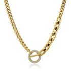 Pave Toggle Classic Necklace