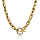 Pave Toggle Classic Necklace