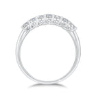 Seven Stone Moissanite Band Ring
