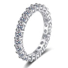 MineForever lasting Platinum eternity band 2mm - 5mm