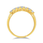 Seven Stone Moissanite Band Ring
