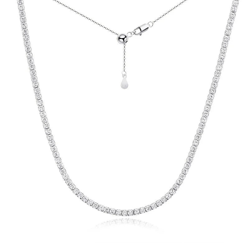 Moissanite Tennis Choker Necklace