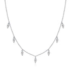 Marquise Moissanite Pendant Necklace
