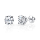 Solitaire Stud Earrings